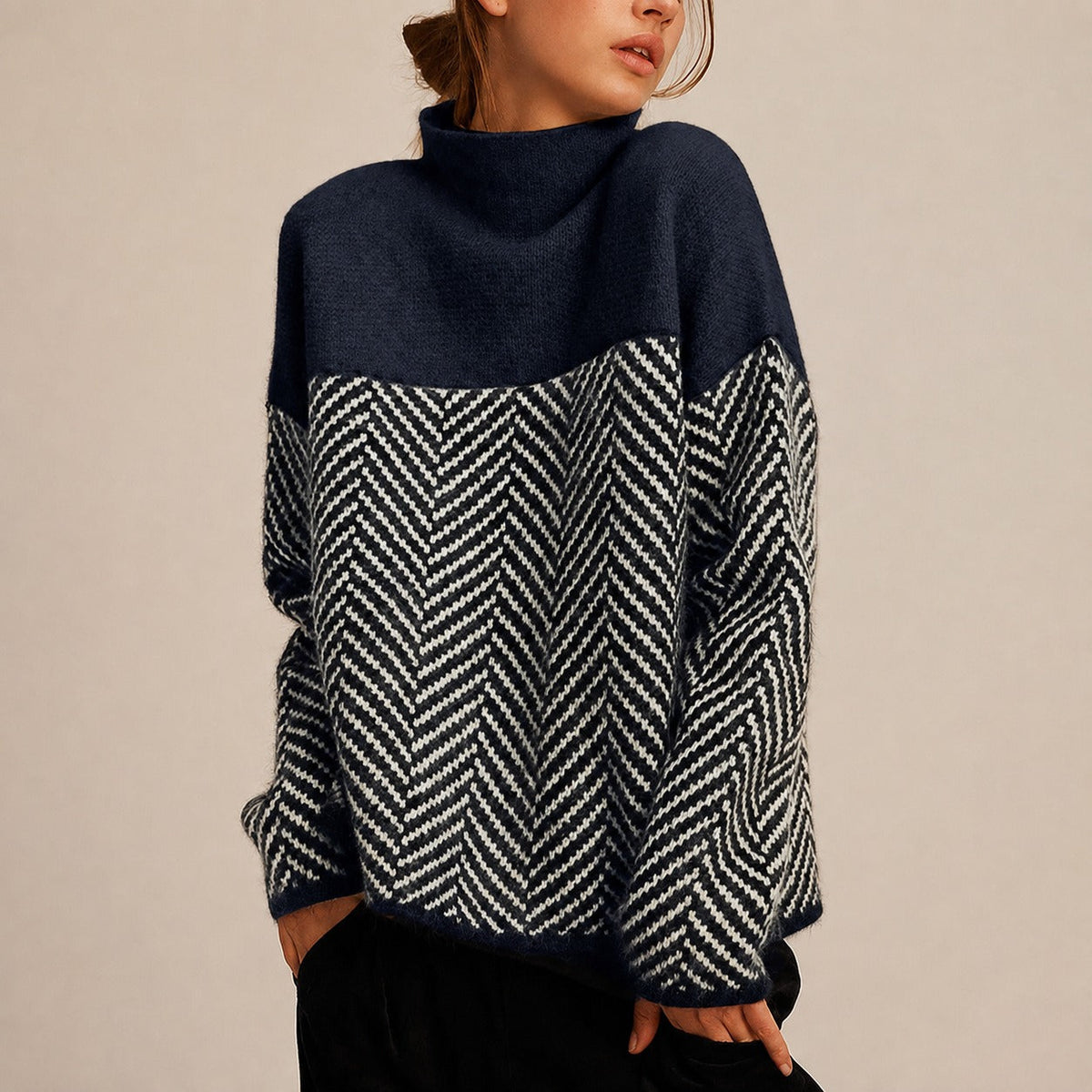 Yancy - Suéter elegante y grueso para mujeres