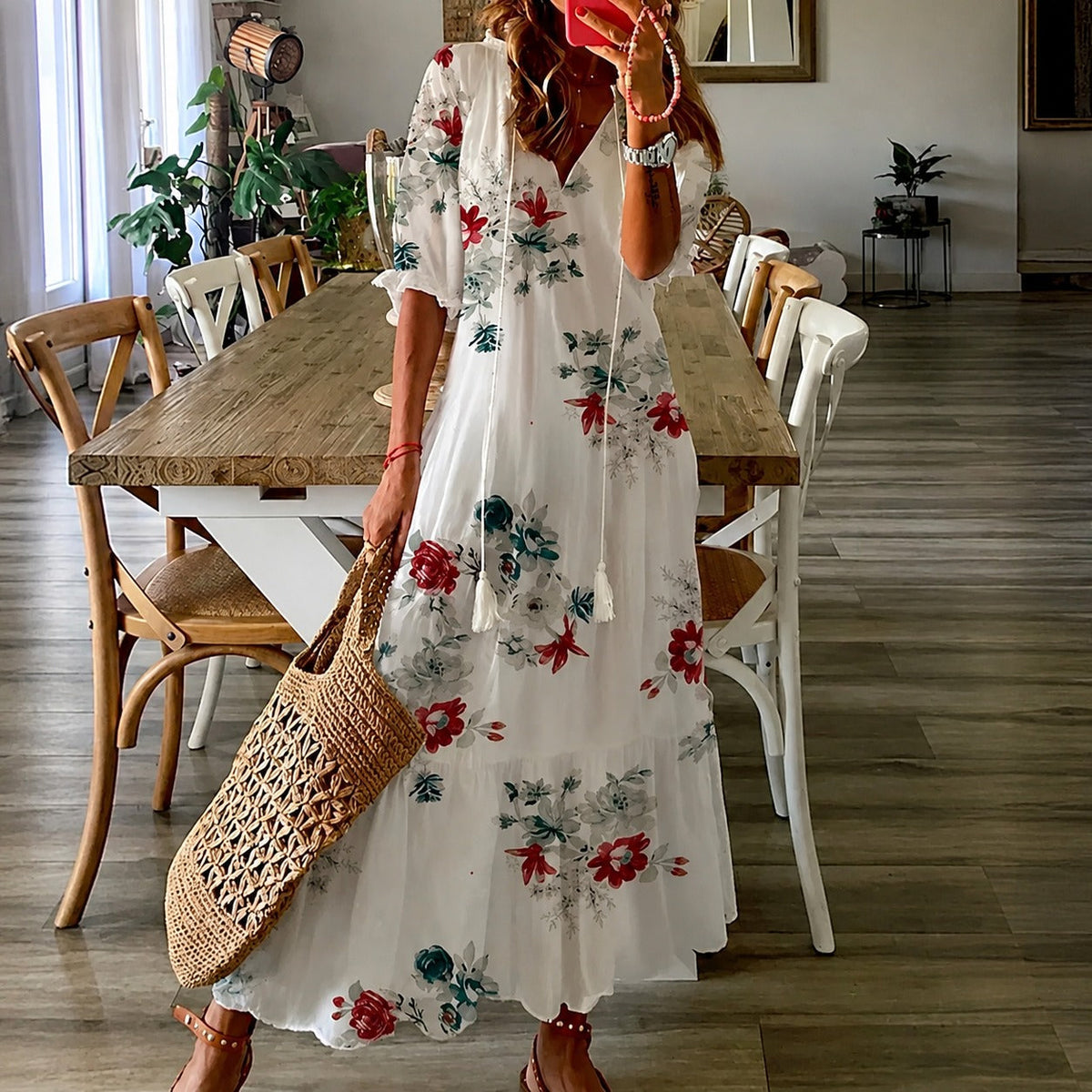 Claidel - Vestido fascinante estilo bohemio