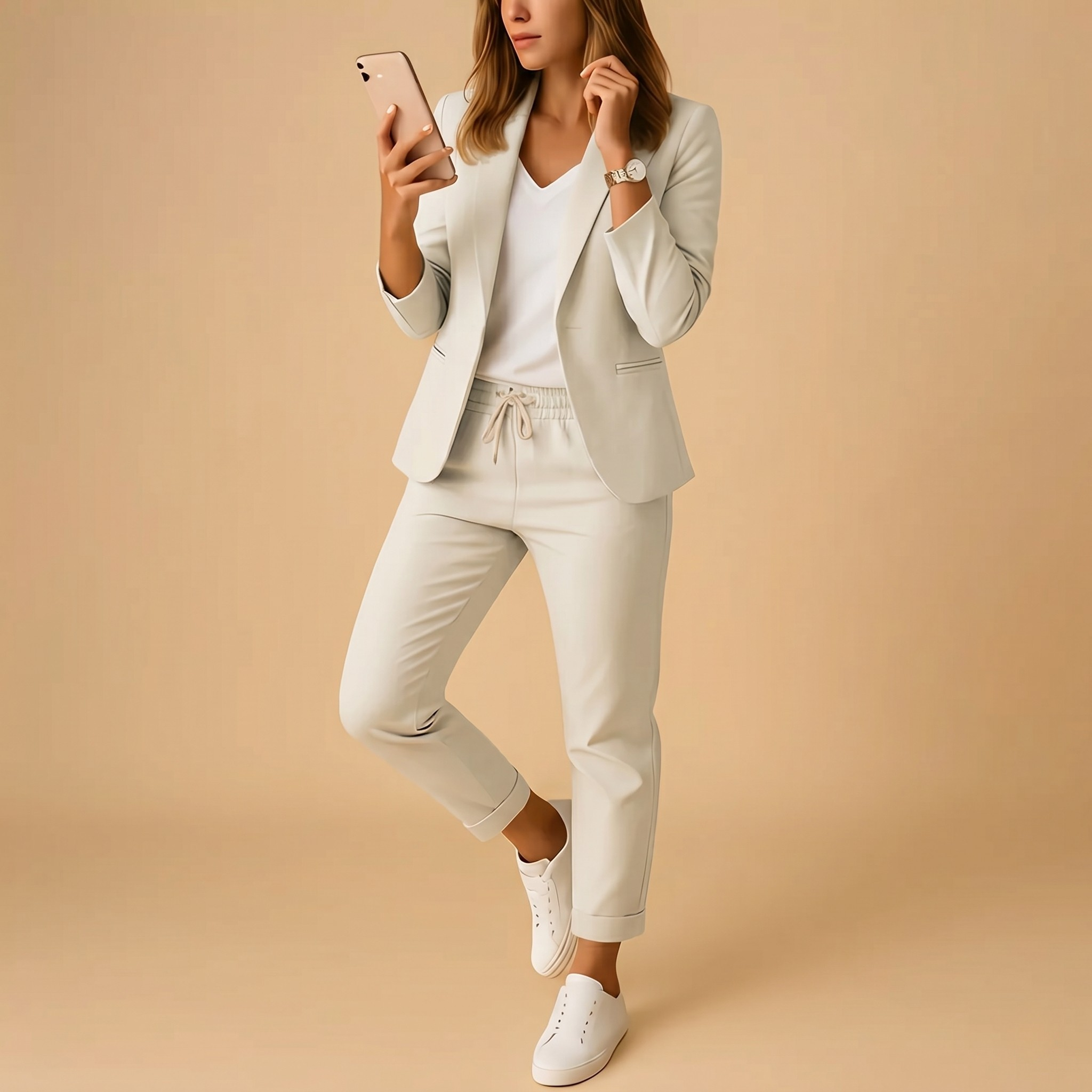 Aletha - Blazer y pantalones elegantes para mujeres