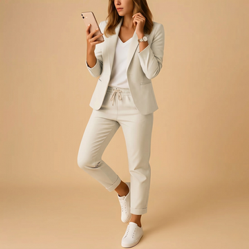 Aletha - Blazer y pantalones elegantes para mujeres