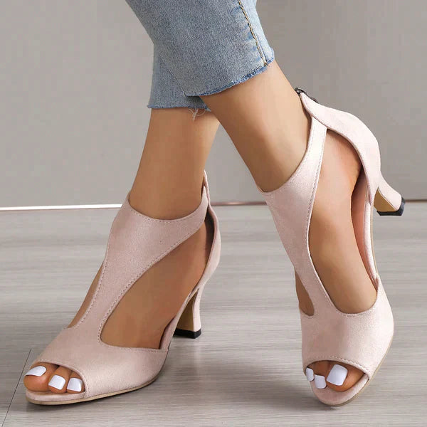 Keira - Sandalias tacón ortopédico