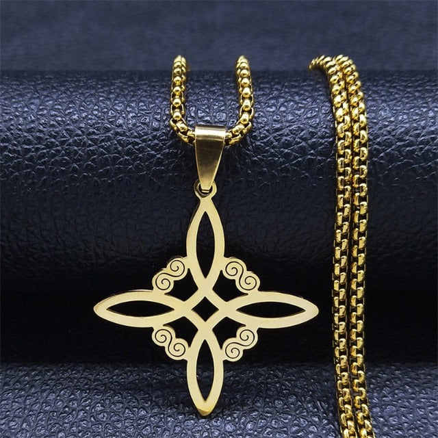 Morwen – Collar con nudo protector de bruja