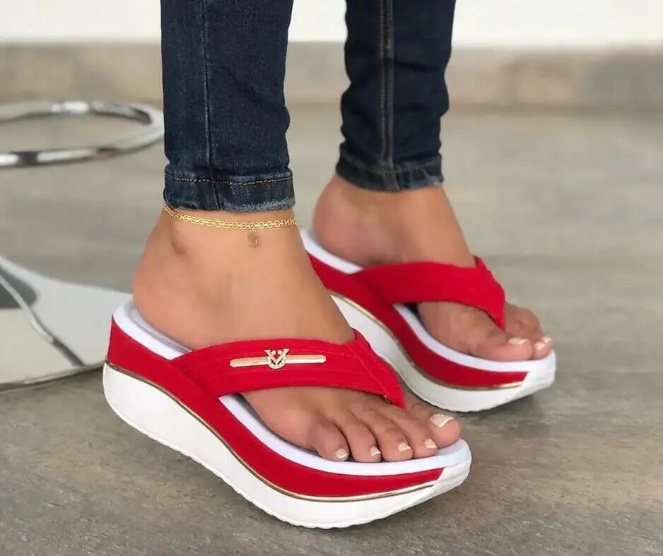Rita - Sandalias de cuña cómodas para mujer