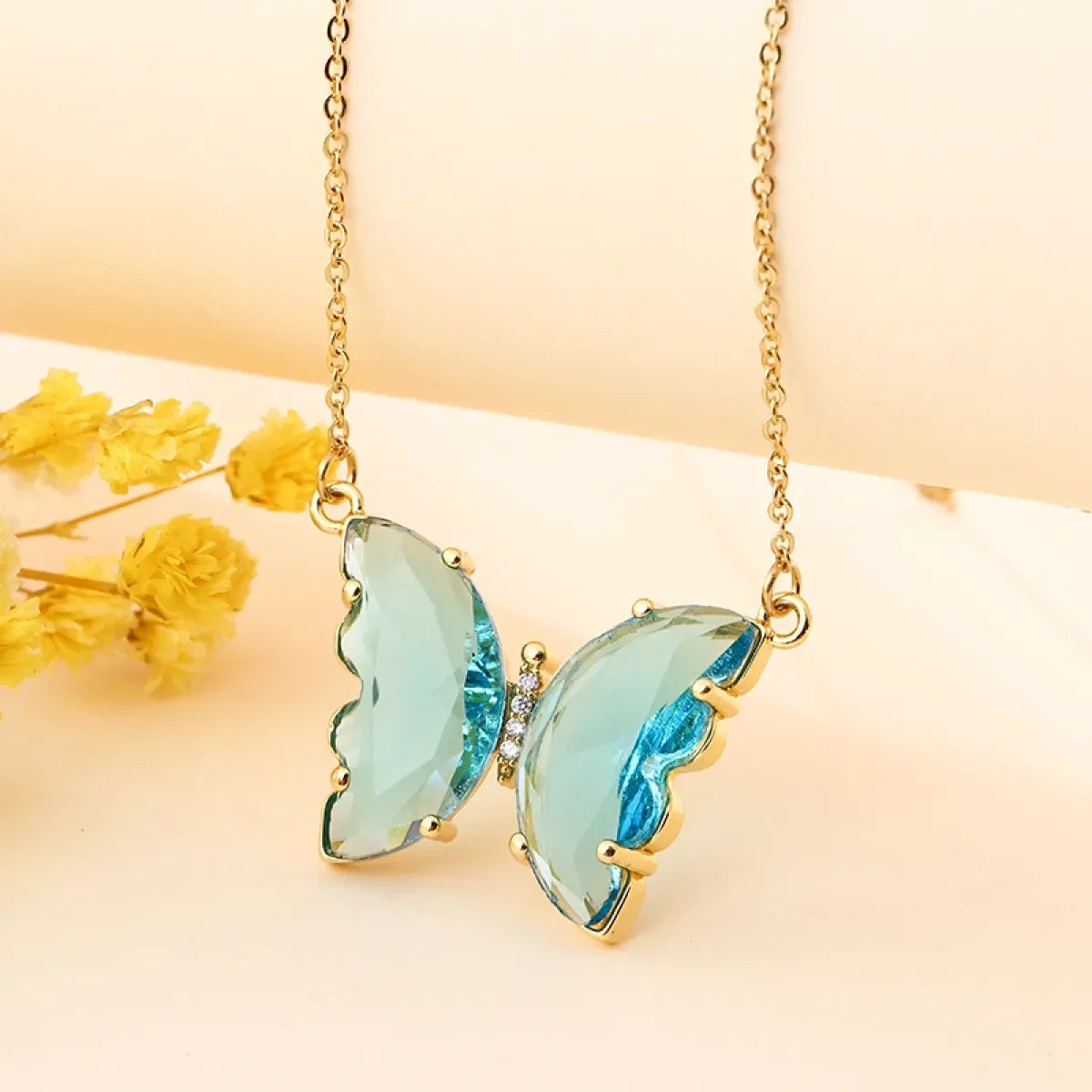 Collar mariposa Petite colorido