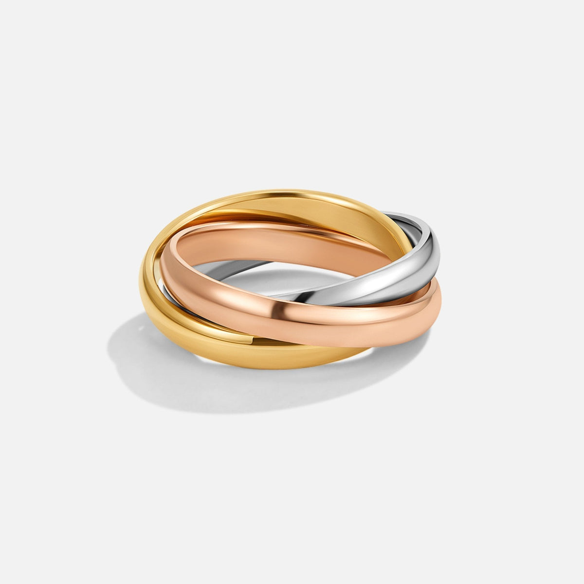 Elena – Anillo triple sofisticado en tres colores