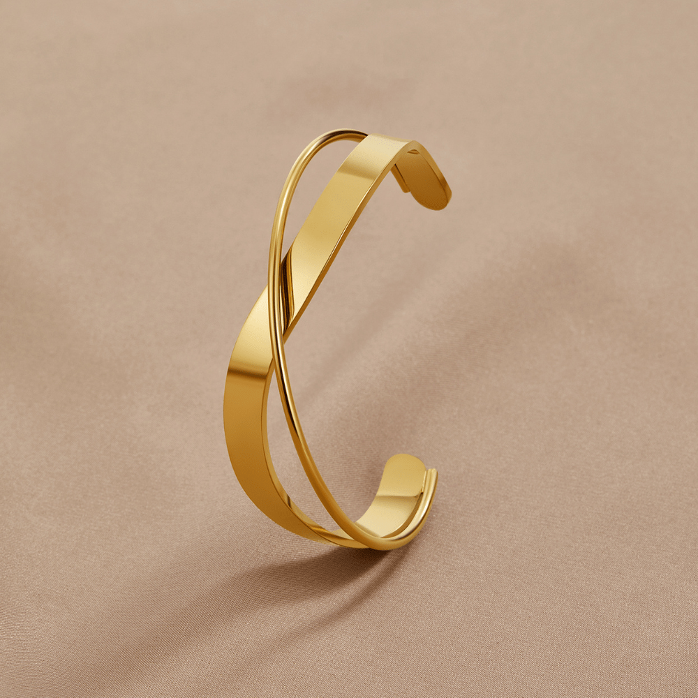 Arielle – Brazalete refinado dorado