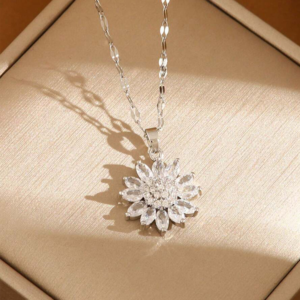 Anaya – Collar de girasoles luminosos con picos