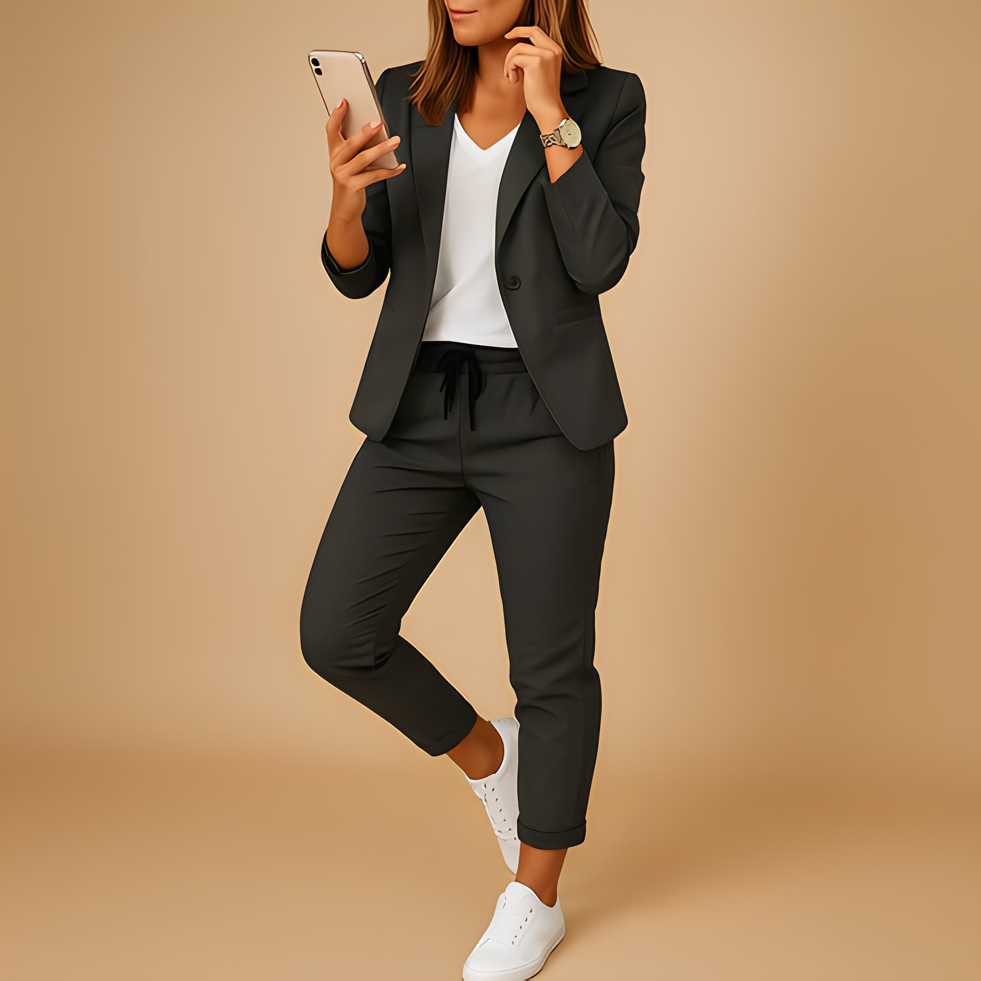Aletha - Blazer y pantalones elegantes para mujeres