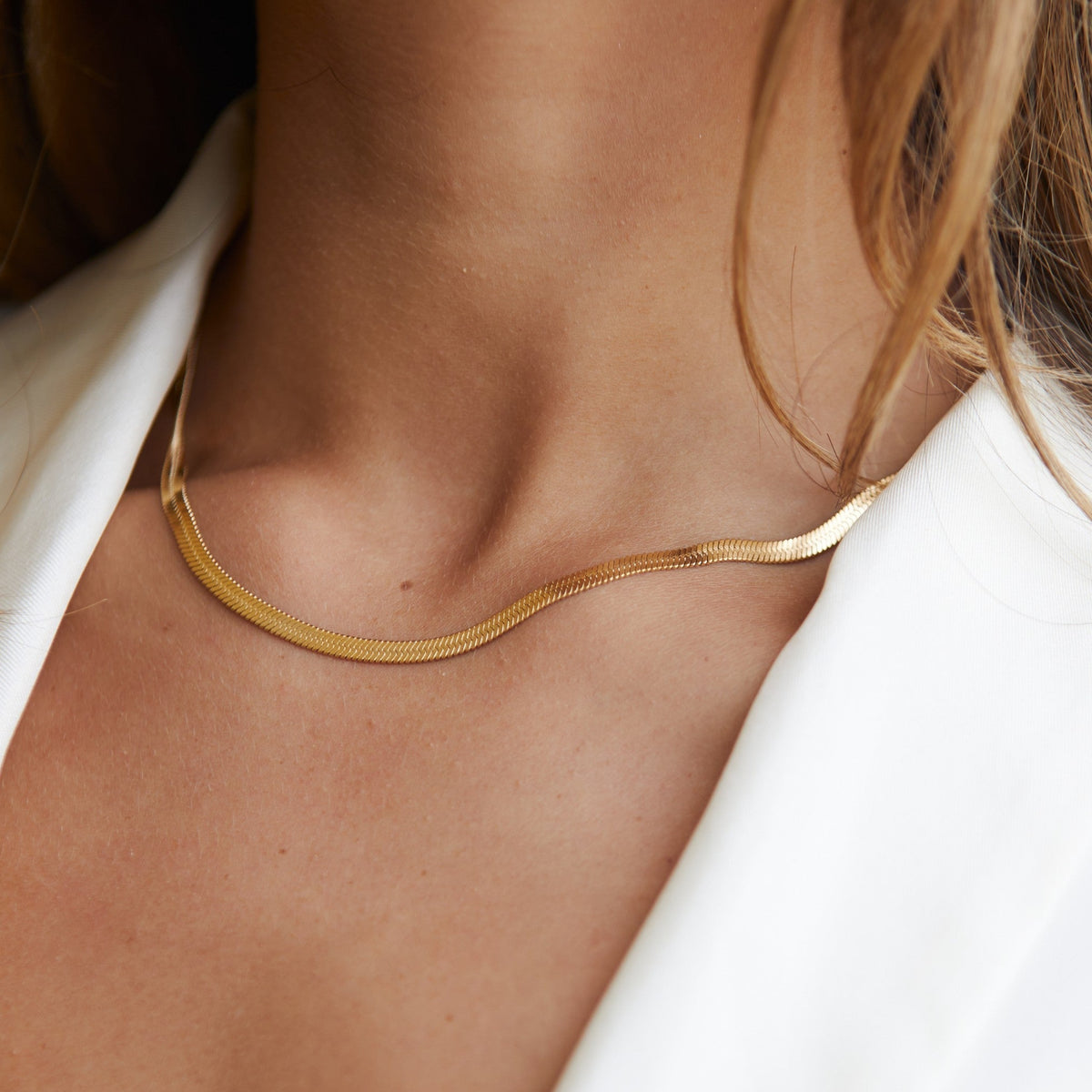 Kauai – Collar Herringbone impermeable