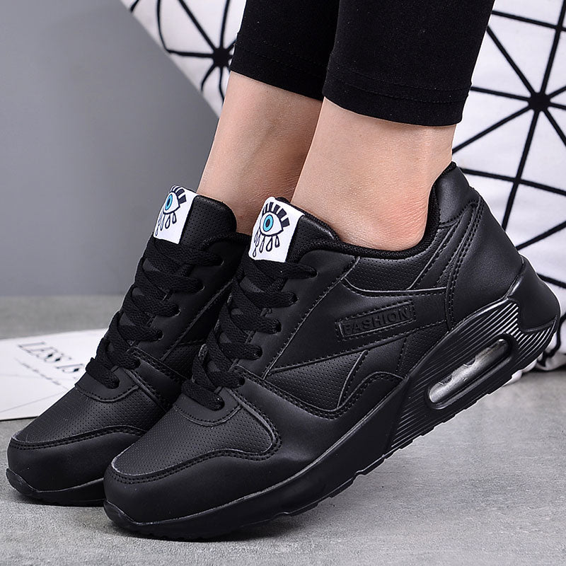 Zapatillas deportivas para mujer con plantilla de aire y motivo ojo