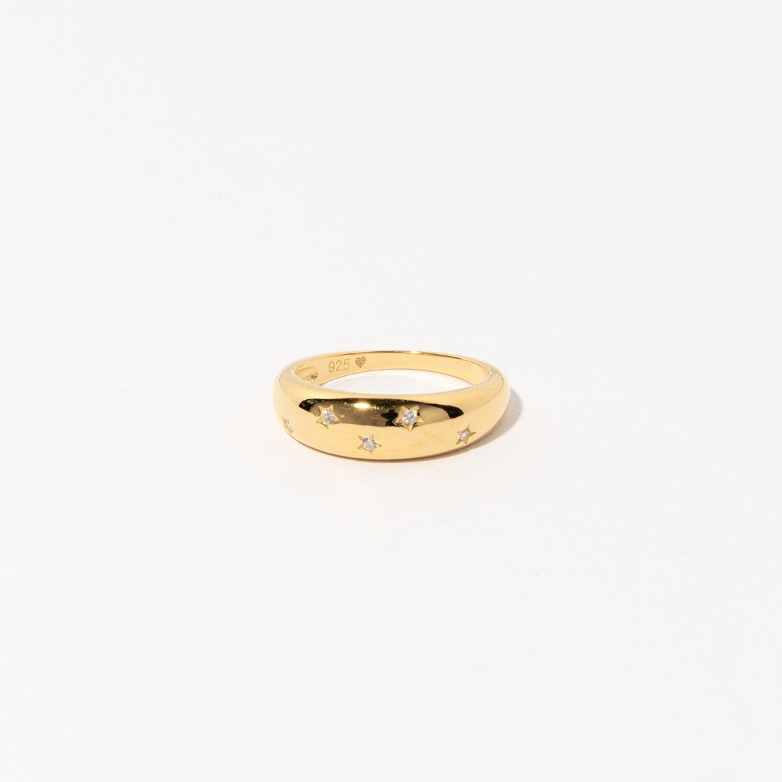Anillo Estrella - Anillo Sello Cúpula