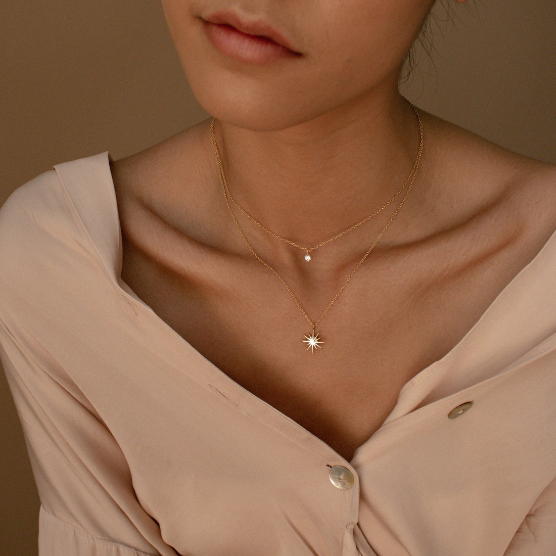 Collar Starburst de doble capa