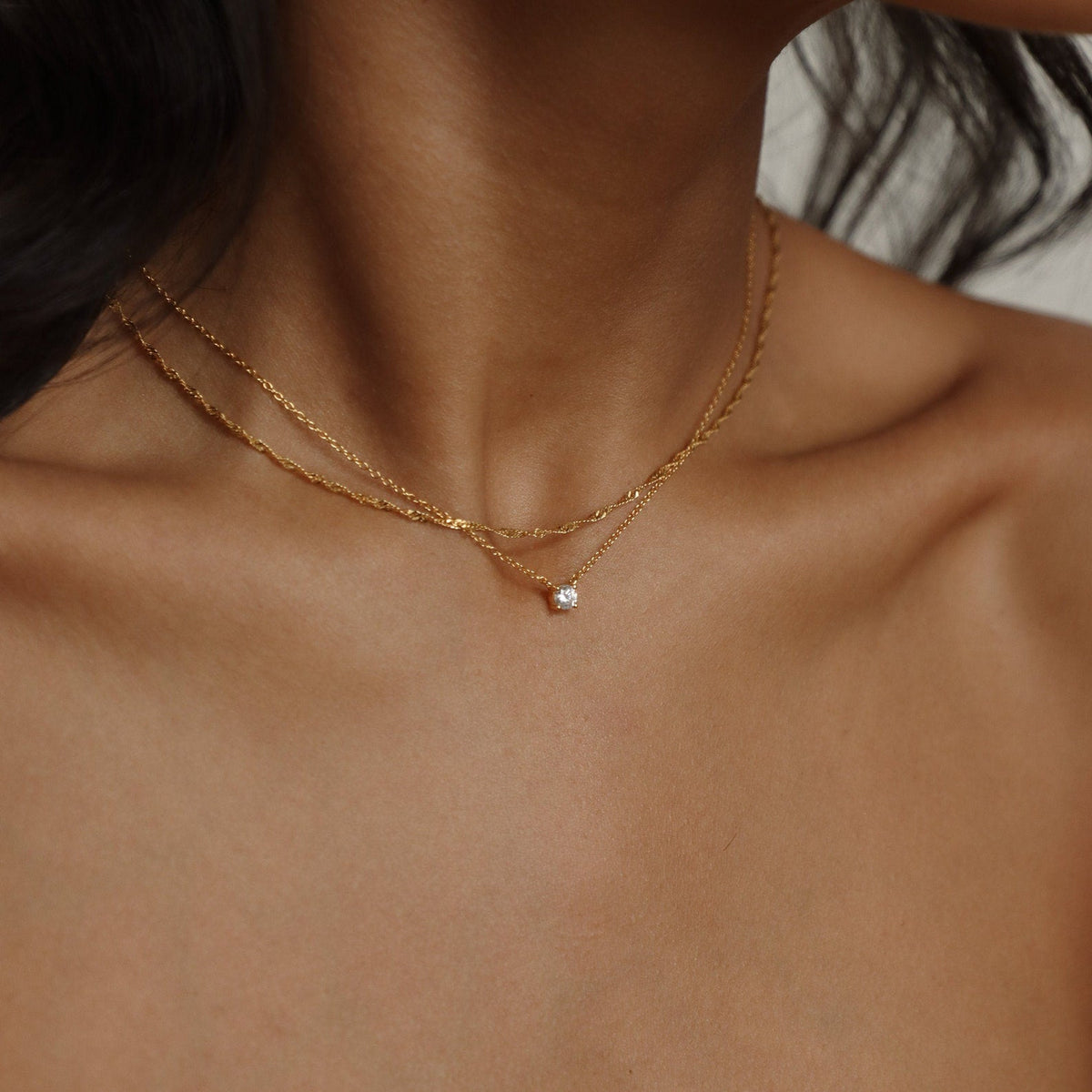 Cadena Singapur - Collar Retorcido