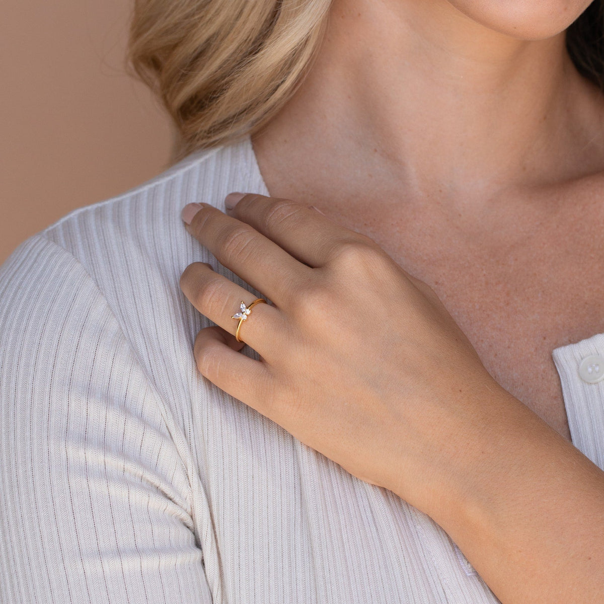 Mariposa – Sofisticado anillo de diamantes