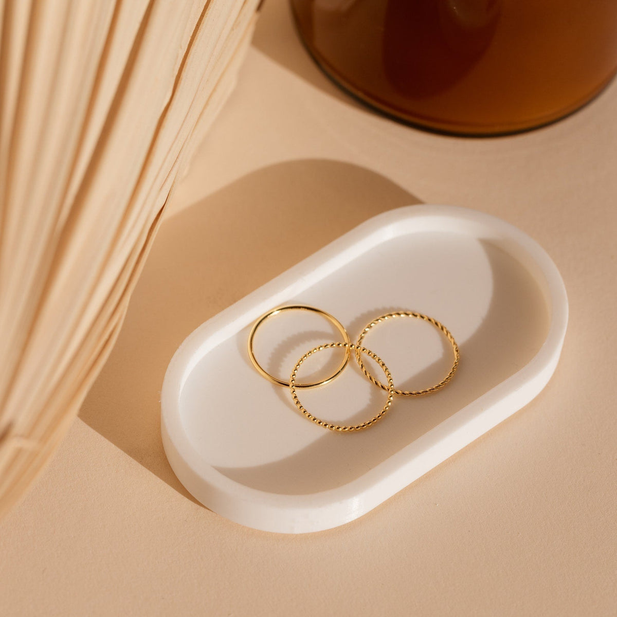 Conjunto de anillos finos - Anillos apilables