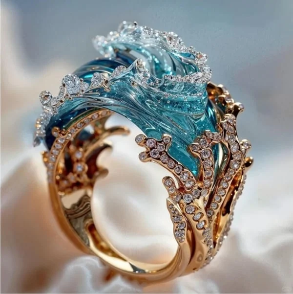 Mireya – Anillo con el susurro eterno del océano
