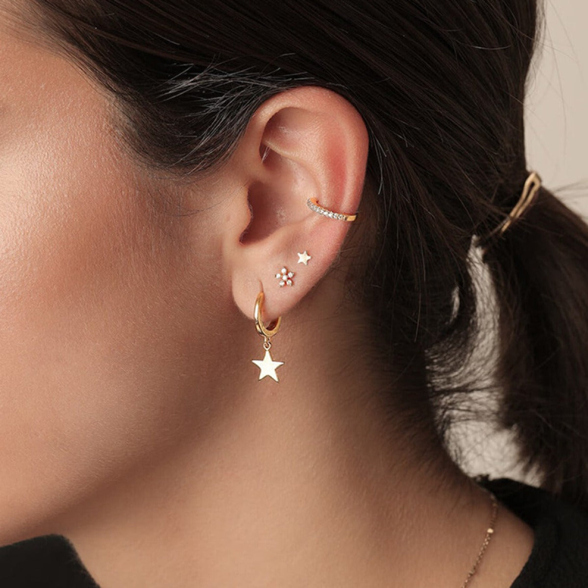 Adria – Pendientes de estrella sofisticados y actuales