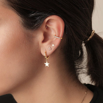 Adria – Pendientes de estrella sofisticados y actuales
