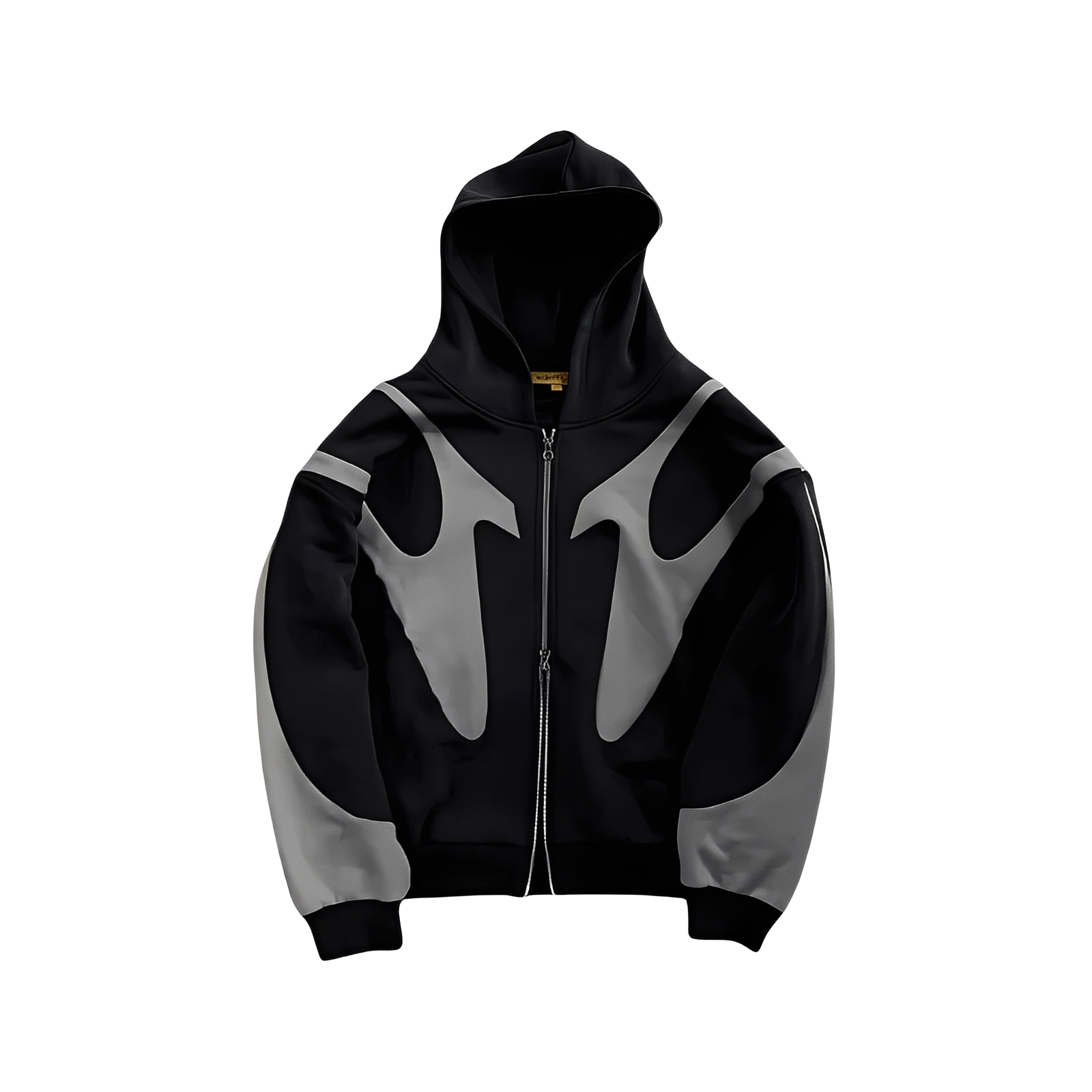 Lloyd - Sudadera con capucha para hombres con cremallera y estampado