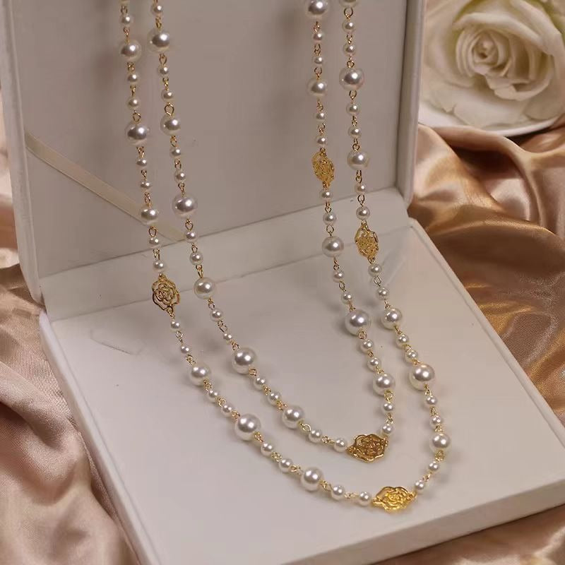 Collen – Collar elegante de oro con perla
