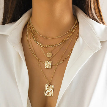 Jaz – Collar de oro de múltiples hileras