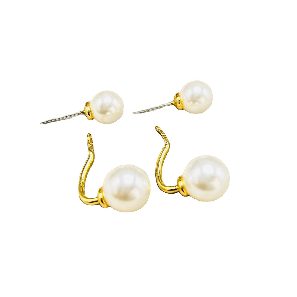Mav – Pendientes elegantes de perla doble
