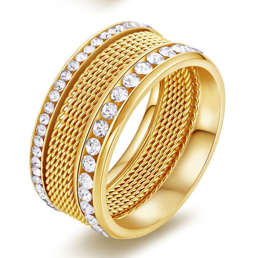 Glenda – Anillo de diamantes apilable