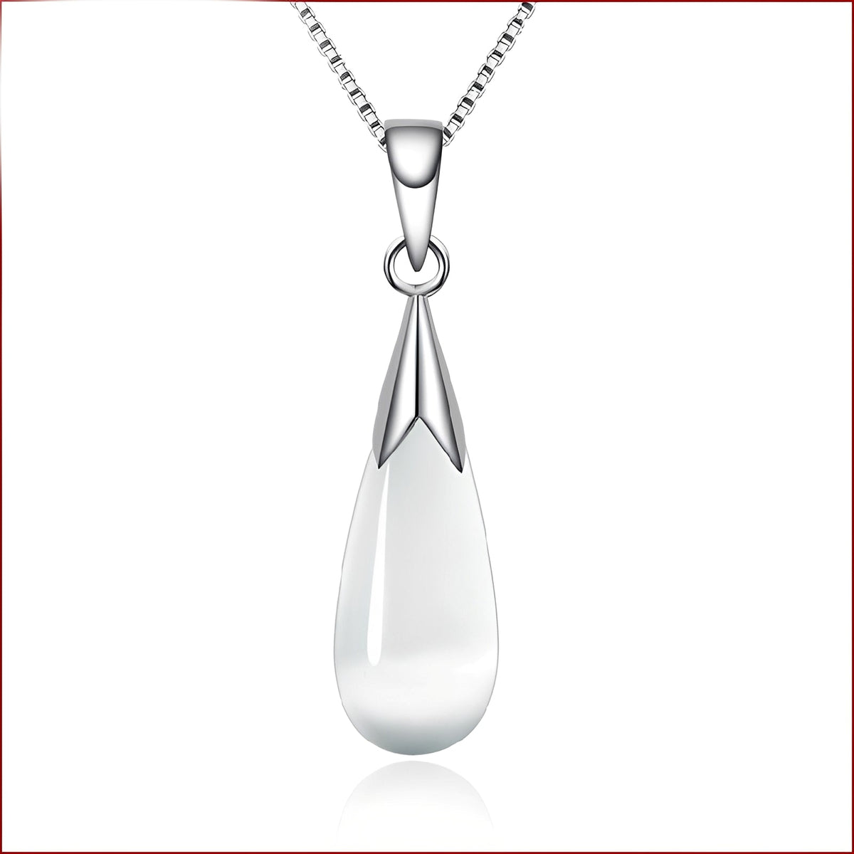 Adele – Colgante sofisticado de piedra lunar