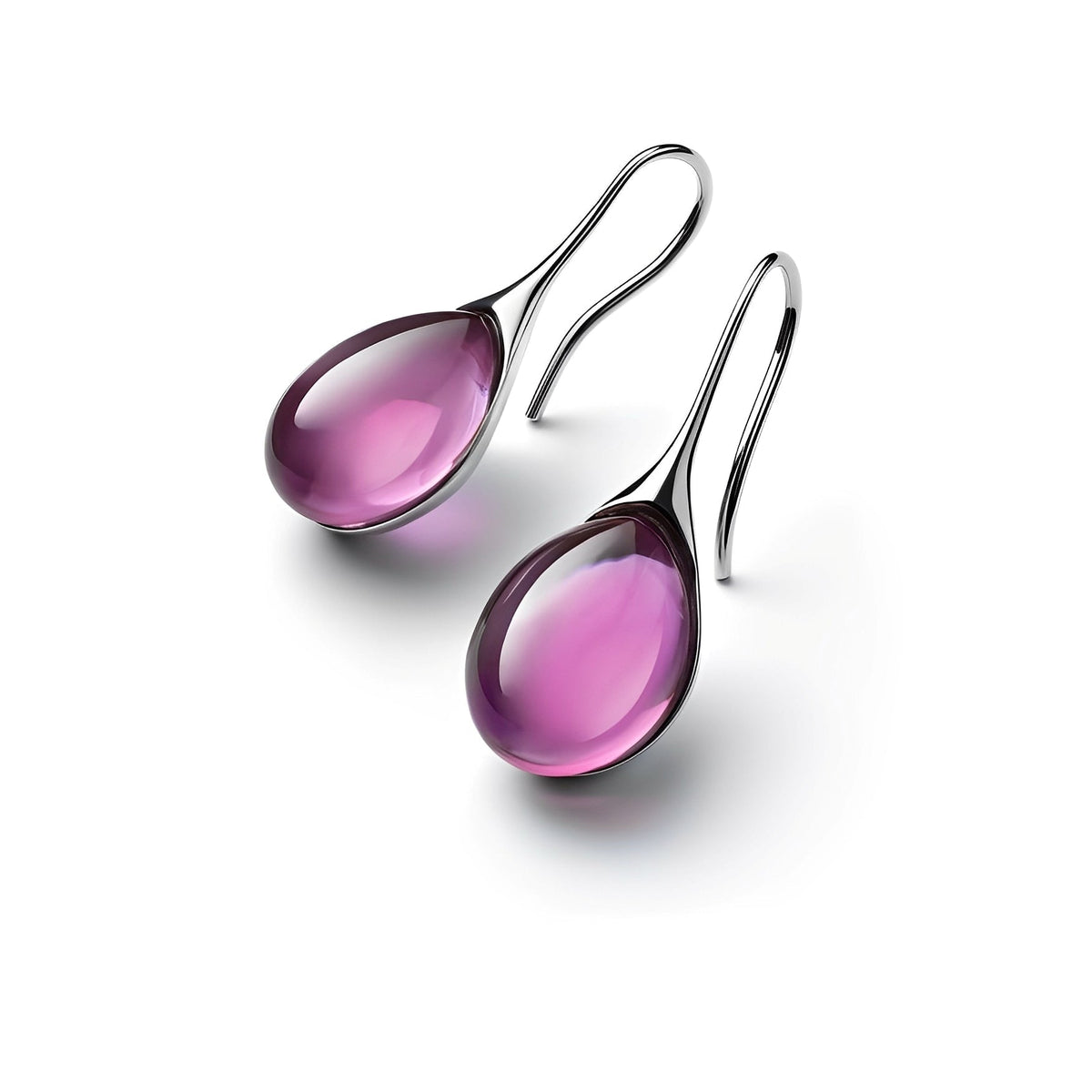 Karen – Pendientes colgantes de cristal en tonos dorados y plateados