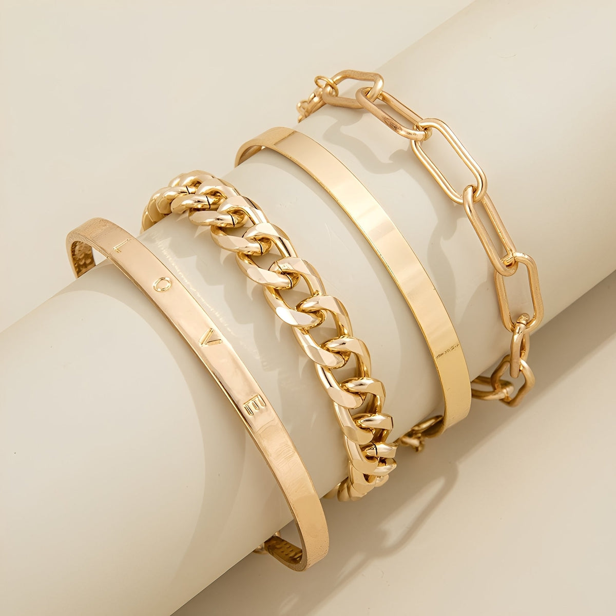 Elari – Conjunto de 4 Pulseras Elegantes para Muñeca