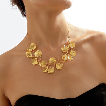 Mitena – Collar de aleación diseño de hoja