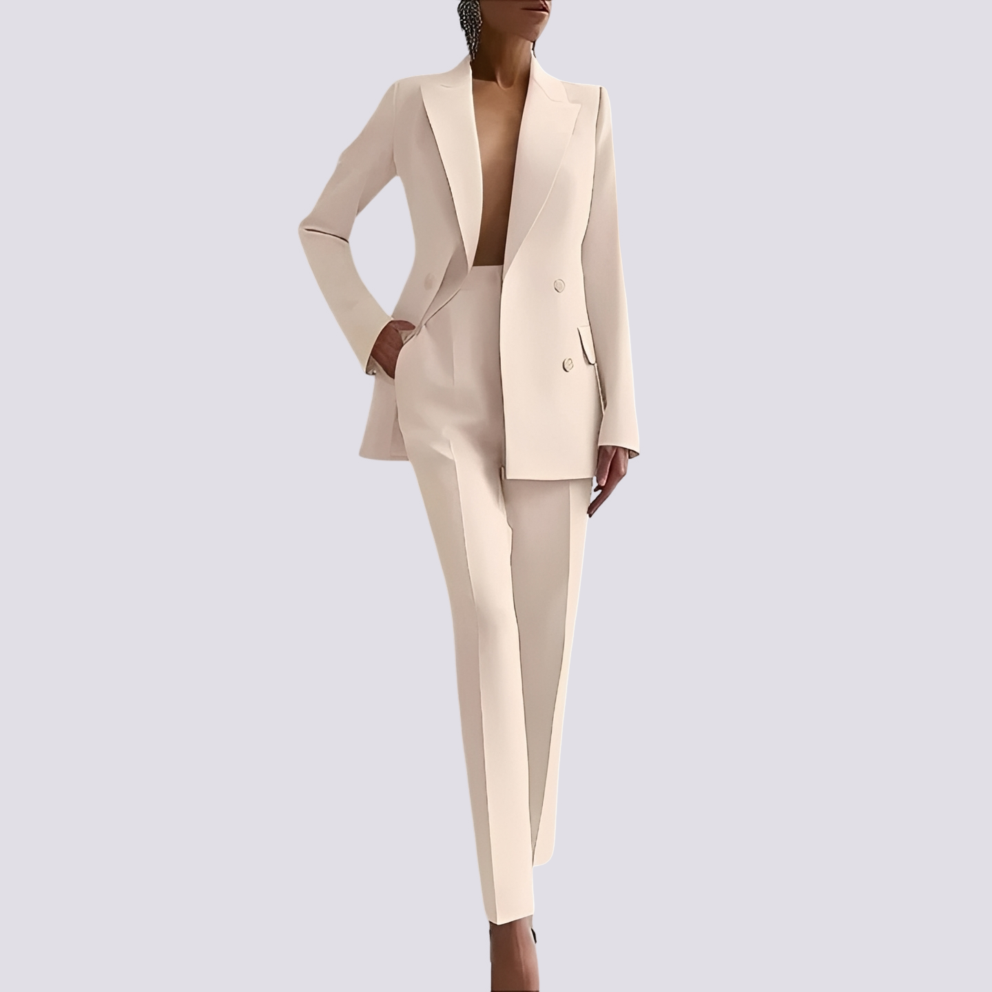 Fannie - Traje Formal de un Solo Botón