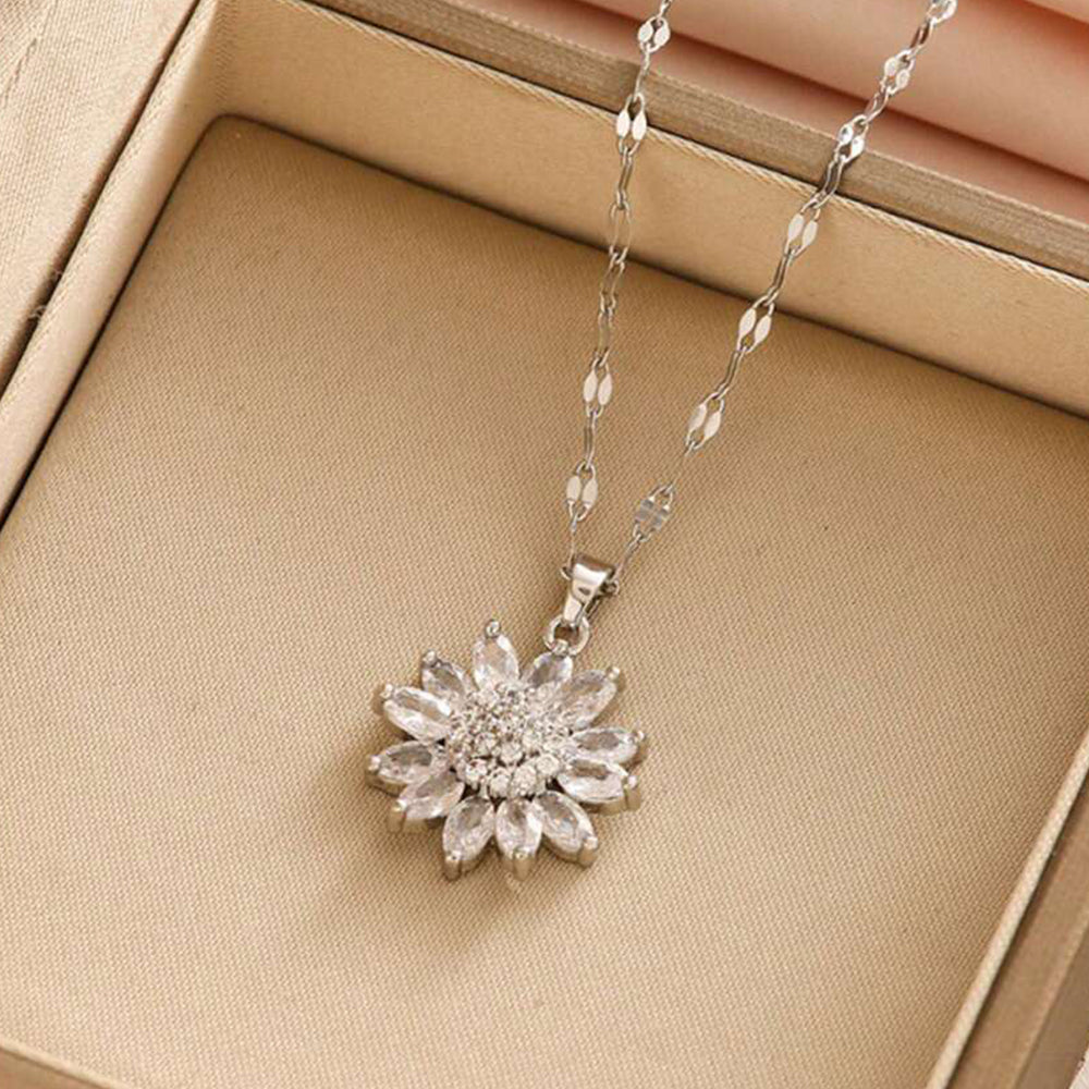 Anaya – Collar de girasoles luminosos con picos