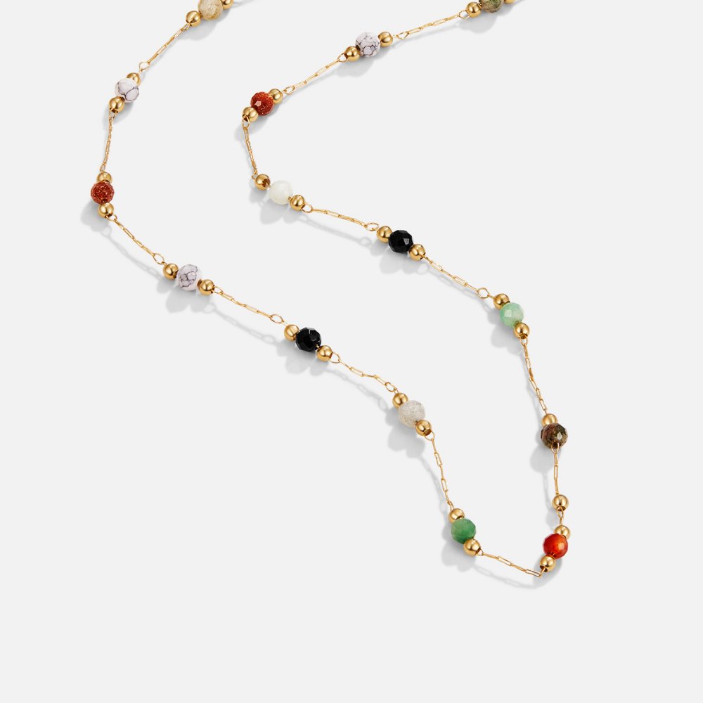 Lala - Collar con perlas y gemas