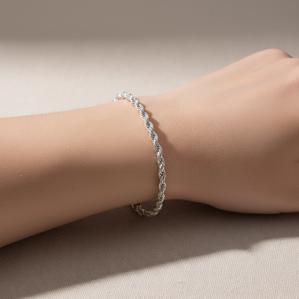 Mila – Pulsera entrelazada de acero inoxidable