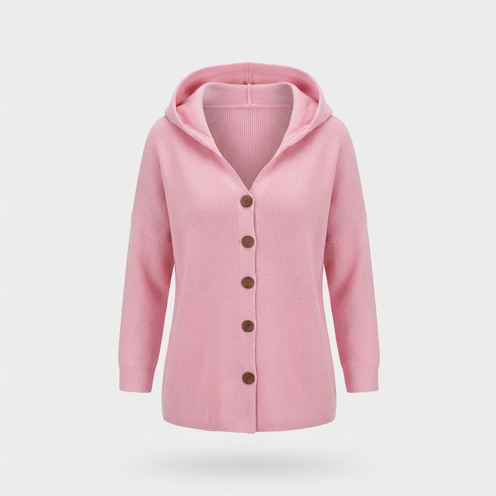 Ryanne - Chaqueta de manga larga con capucha para mujeres