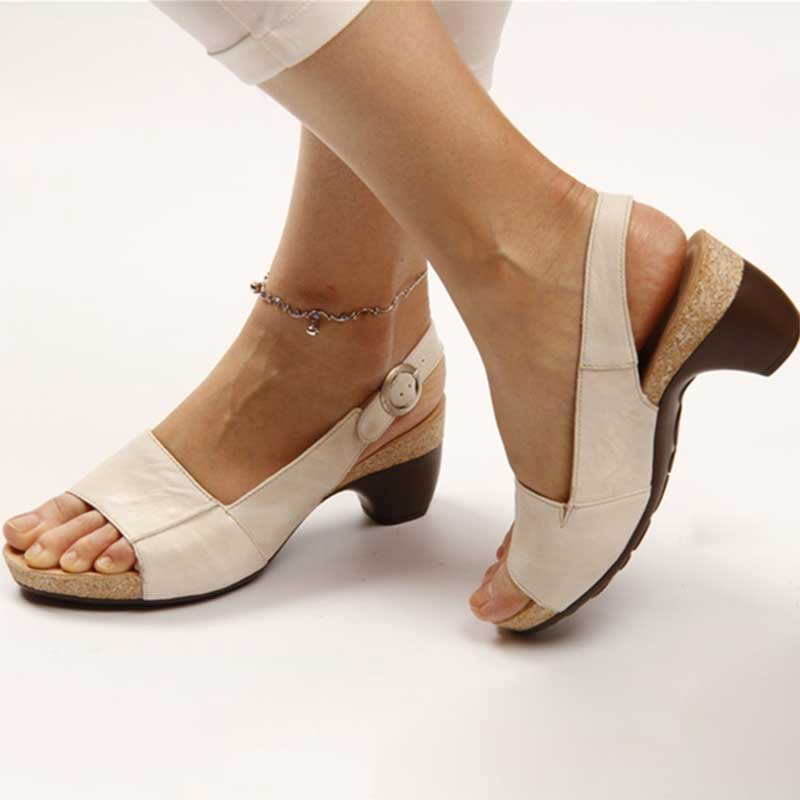 Karen - Sandalias ortopédicas con tacón para mujer