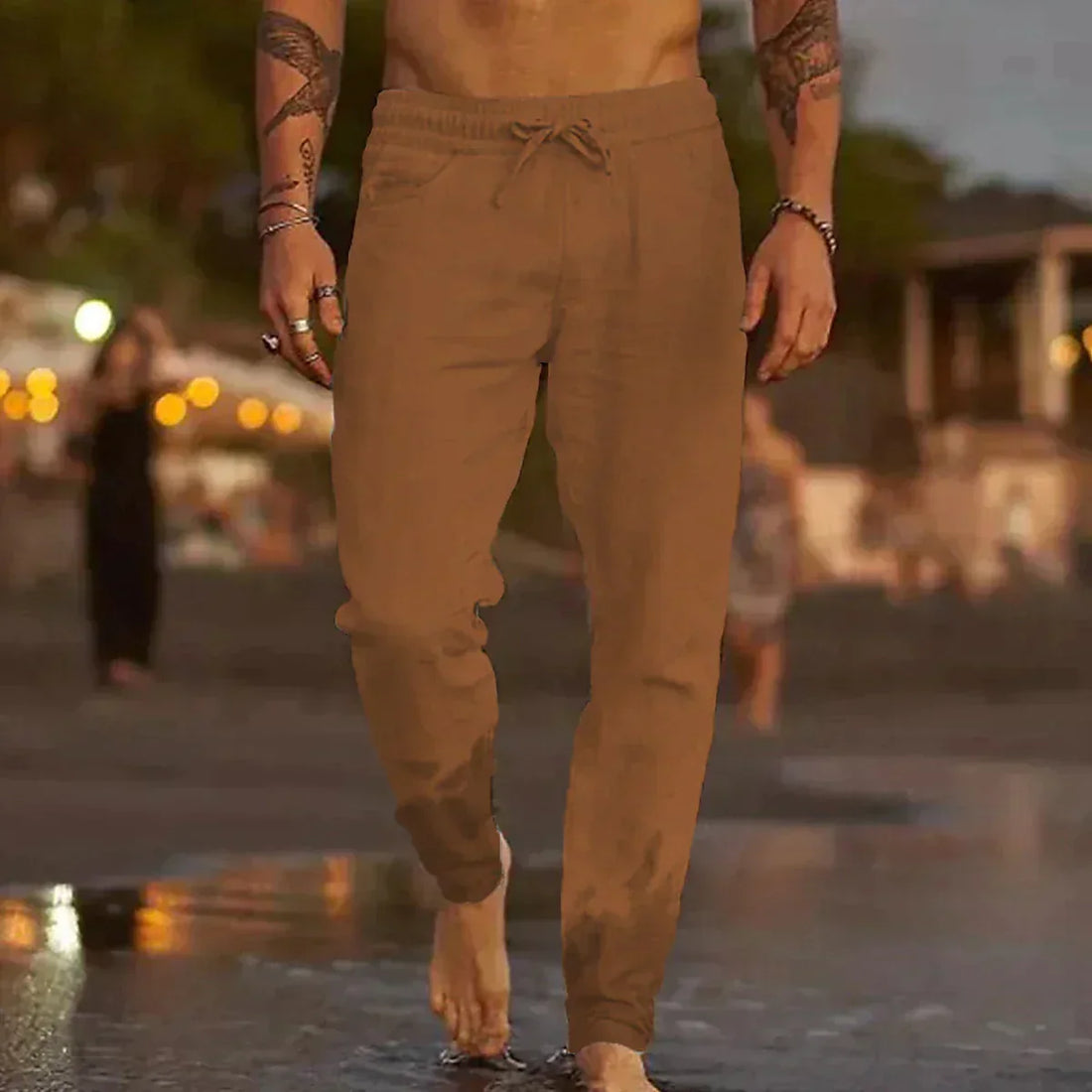 Maiko - Pantalón de lino para hombres